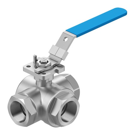 Festo Ball Valve VZBE-11/4-T-63-F-3T-F05-M-V15V15 VZBE-11/4-T-63-F-3T-F05-M-V15V15